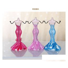 Mannequin Creative Resin Jewellery Display Stand Necklace Earrings Rings Storage Rack 18Cm Mini Model Shape Jewelries Drop Delivery Pac Dhhcg