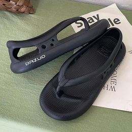 Slippers Flip Flops Mens Thong Sandals Summer 2024 Female Shoes Thick Bottom EVA Non-slip Slide Outdoor Indoor Couples