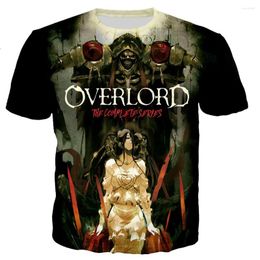 Men's T Shirts Movie Overlord Men/women 3D Printed T-shirt Harajuku Style Trendy Streetwear Clothes Oversized