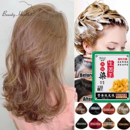 Color 1Pc Natural Ginger Extracts Instant Hair Dye Mild Formula Hair Color Cream Cover Permanent Hair Coloring Shampoo Women Hot Sale