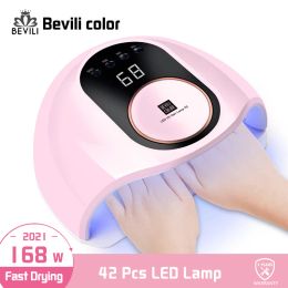 Kits 2021 Newest 84w Nail Dryer 42 Led Uv Nail Lamp for Gel Polishing, Automatic Sensor Digital Display 4 Timer Nail Drying Lamp