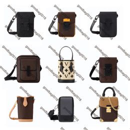 Cellphone Bag S Lock Alpha Vertical Wearable Wallet mini designer crossbody bag Mobile Phone Bag Fairfax Pochette