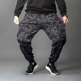 Pants New Promotional Straight Casual Men Camouflage Pants Summer Thin Elastic Waist Cheap Dirt Resistant Big Size Fashion Trousers