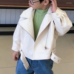 Jackets Boy Coats Leather Kids Children Outerwear Spring Autumn Winter Clothes For Girls