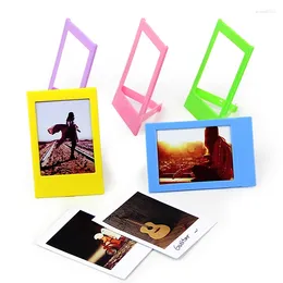 Frames 5pcs Po For Fujifilm Instax Mini Film Papers Double Sided Fridge Picture Frame Children's Artwork