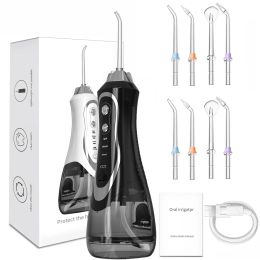 Irrigators Oral Irrigator Dental Water Flosser For Teeth Portable BPF01 Dental Water Jet Rechargeable 300ML Irrigator With Travel Bag