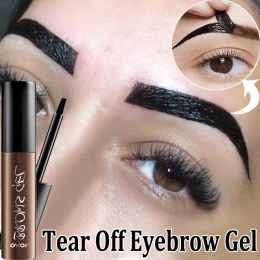 Enhancers Peel Off Eyebrow Cream SemiPermanent Eyebrow Makeup Tattoo Tint Lasting Waterproof Dye Eyebrow Gel Brow Enhancers Cosmetics