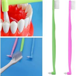 4pcs Orthodontic Toothbrush Concave Convex Brush Head Soft Brush for Dental Implants for Orthodontic Braces 3Pieces
