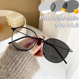 Sunglasses Ultra Light Women Men Reading Glasses Pochromic Anti Blue Presbyopia Clear Far Sight Lens Diopter 0 To 4.0