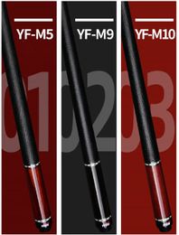 YFEN 58 Top Technology Innovation Carbon Fibre Energy Billiard Pool Cue 12.5mm Set Extender Case 240416