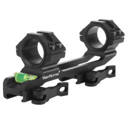 Accessories WESTHUNTER Quick Release One Piece Picatinny Scope Mount 25.4mm/30mm Riflescope Rings Bubble Level Fit 20mm Rails