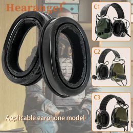 Suits Hearangel Comtac I Ii Iii Gel Ear Pad for Peltor Tactical Headset Comtac Serie Headphone Ear Protection Silicone Earmuffs