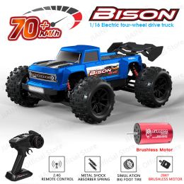 Cars S910 S910PRO 1:16 70KM/H Or 50KM/H 4WD RC Car Remote Control Cars High Speed Drift Monster Truck for Kids vs Wltoys 144001 Toys