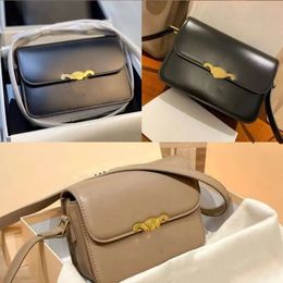 Designer Youth Three Person Foreskin Leather Cowhide bags designer women bag Crossbody Bag Fabric Printed Bags Saddle Bags