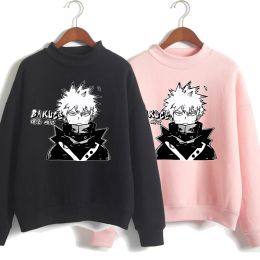 Polos Harajuku My Hero Academia Hoodie Kacchan Katsuki Bakugou Printed Sweatshirt Tops