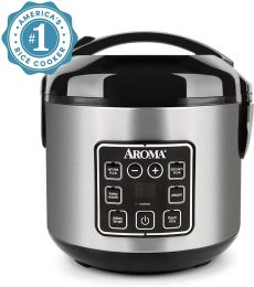 Appliances Rice Cooker, Steamer, New Bonded Granited Coating 8Cup (Cooked)