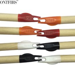 Darts 50 Pcs Archery Arrow Hunting Arrows Nocks ID 5/16" Cone Plastic Outwear Arrow Tail Used For OD 8mm Wooden Arrow Shafts