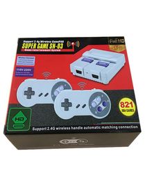 Wireless HD TV game console SNES821 home game console SFC high definition FC Red and white machine nostalgic retro8469591