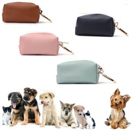 Dog Carrier Outdoor Clean Up Eco Bag Leather Pet Poop Organizer Product Supplies Dispenser Waste Bags
