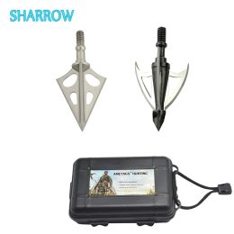 Darts 6Pcs Archery Hunting Broadhead Arrowhead Point Tips Arrow ScrewIn Arrow Head with Box for Outdoor Shooting Practise Accessories