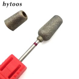 Bits HYTOOS Big Size Diamond Nail Drill Bit 3/32" Rotary Burr Foot Cuticle Clean Manicure Pedicure Tools Drill Accessories Nail Mills