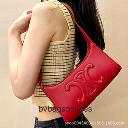 Celli High end Designer bags for women Advanced texture spring and summer new armpit bag light luxury fashion leather womens bag French bag fashion Original 1:1 logo