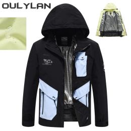 Sets Outdoor New Women Winter Ski Jacket Warm Windproof Waterproof Hooded Thicken Snow Coat Windbreaker Outwear Hiking Clothing