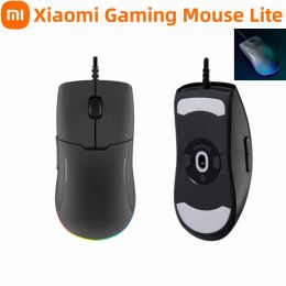 Mice Xiaomi Gaming Mouse Lite with Rgb Light 220 Ips 400 to 6200 Dpi 5 Gears Adjusted 80 Million Ttc Micro Move Mi Game Mouse 2023