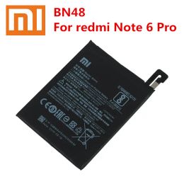 Batteries Xiaomi Phone Battery BN48 4000mAh High Capacity High Quality Replacement Battery for Xiaomi Redmi Note 6 Pro +Tools+Stickers