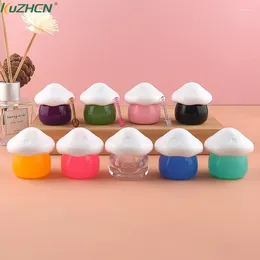 Storage Bottles 10g Simulated Mushroom Shaped Tank Refillable Empty Pot Makeup Jar Travel Face Cream Lotion Cosmetic Container