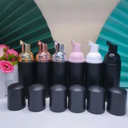 Bottles 10pcs/lot 60ml Black Plastic Foamer Pump Bottle Empty Face Lashes Cleanser Cosmetic Bottle Soap Dispenser Foam Bottle Wholesale