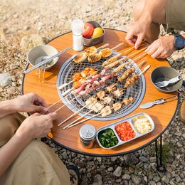 Üreticiler Toptan Yuvarlak Soba Çay Masa Barbekü Isıtma Sobası Kış Battaniye Soba Evi Kapalı Barbekü Izgaraları Karbon Soba