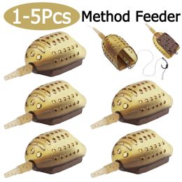 Accessories 30g/40g/50g Carp Fishing Bait Feeder Cage Sinker Trap Fishing Bait 1/2/3/5pcs Basket Holder Fishing Lure Tackle Tool Accessories