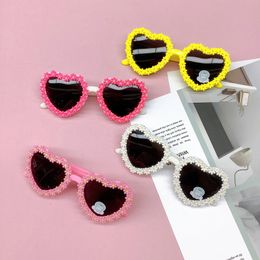 love fashion childrens sunglasses for travel UV resistant concave shape wear silicone Polarised eye protection glasses 240419