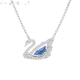 Swarovski Necklaces Pendant Designer Swarovskis Jewellery Swarovskis Jumping Heart Swan Necklace Female Element Crystal Smart Clavicle Chain Valentine's Day Gift