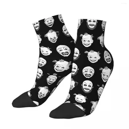 Men's Socks Happy Ankle Clowning Around Terrifier Horror Films Hip Hop Casual Crew Sock Gift Pattern Printed