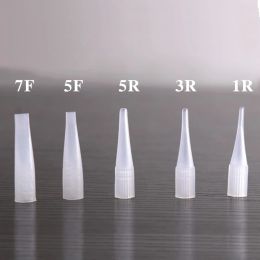 Machines 100pcs Disposable Tattoo Permanent makeup needle tips Traditional needle caps 5 size to be choose from