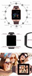 Watches DZ09 Connect Men Smartwatch Sim Card Call Phone Smart Watch 2021 Facebook Twitter Whatsapp Sync Sport Waterproof Pedometer Smart