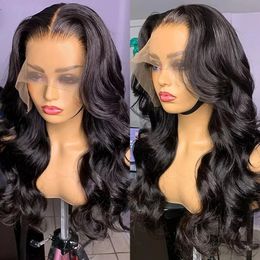 360 Lace Wig 32Inch Body Wave Lace Front Wig 13x4 13x6 Human Hair Wigs For Women Brazilian Hair Pre Plucked 4x6 Glueless Wig 240412