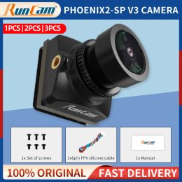 Drones 1/2/3PCS RunCam Phoenix 2 SP V3 FPV Camera 4:3/16:9 PAL/NTSC 1500TVL For RC FPV Freestyle Racing Long Range Drone Quadcopter