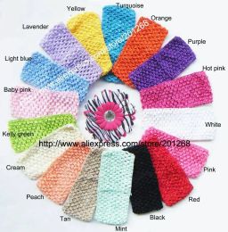 Accessories 2.75" wide Crochet headband waffle headband for toddler 2.75inch 17 hot sale Colours in stock U Pick