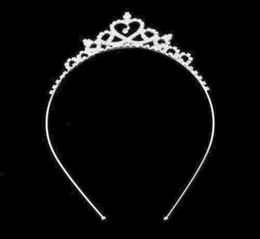 Cute Flower Prom Tiara Girl Children Wedding Prom Tiara Crown Headband Water Blink Drill Crown for Children Wedding Party1779220