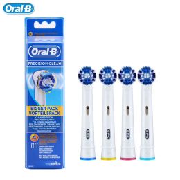 Heads 4 heads OralB Precision Clean Replacement Electric Toothbrush Heads For Round Toothbrush Heads Oral Hygiene EB204