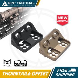 Lights Tactical Thorntail6 Offset Scout Mount Metal MLOK Keymod Rail Airsoft with Original Markings for SF M600 M300 PLHv2 Weapon Light