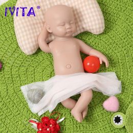 Dolls IVITA WG1509 15inch 1800g 100% Silicone Reborn Baby Doll Realistic Unpainted Girl Bebe Dolls with Clothes for Children Toys