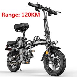 Bicycle Range 120KM Folding mini electric bicycle, double disc brake, electric vehicle bicycle mountain bike bicicletta elettrica ebikes