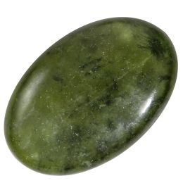 Display TUMBEELLUWA Green Jade Oval Palm Stone Worry Stone Healing Chakra Reiki Cabochon Jewelry Decoration 60x40x20mm