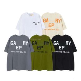 Men T Designer T Shirt Mens Womens Fashion Solid Colour Letter Print Graphic Tee Loose Casual Short Sleeve Cotton Shirt Size S-XL