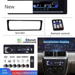 New Dab Car Radio Autoradio Stereo Receiver FM Aux Input SD USB JSD-520 12V In-dash 1din Bluetooth MP3 Multimedia Player