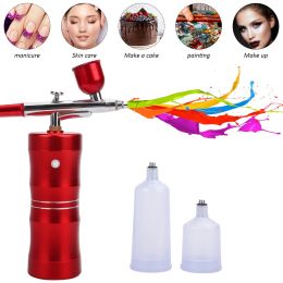 Machine Oxygen Injector Moisturising Beauty Machine Air Brush Sprayer Portable USB Charging High Pressure Water Oxygen Wireless Airbrush